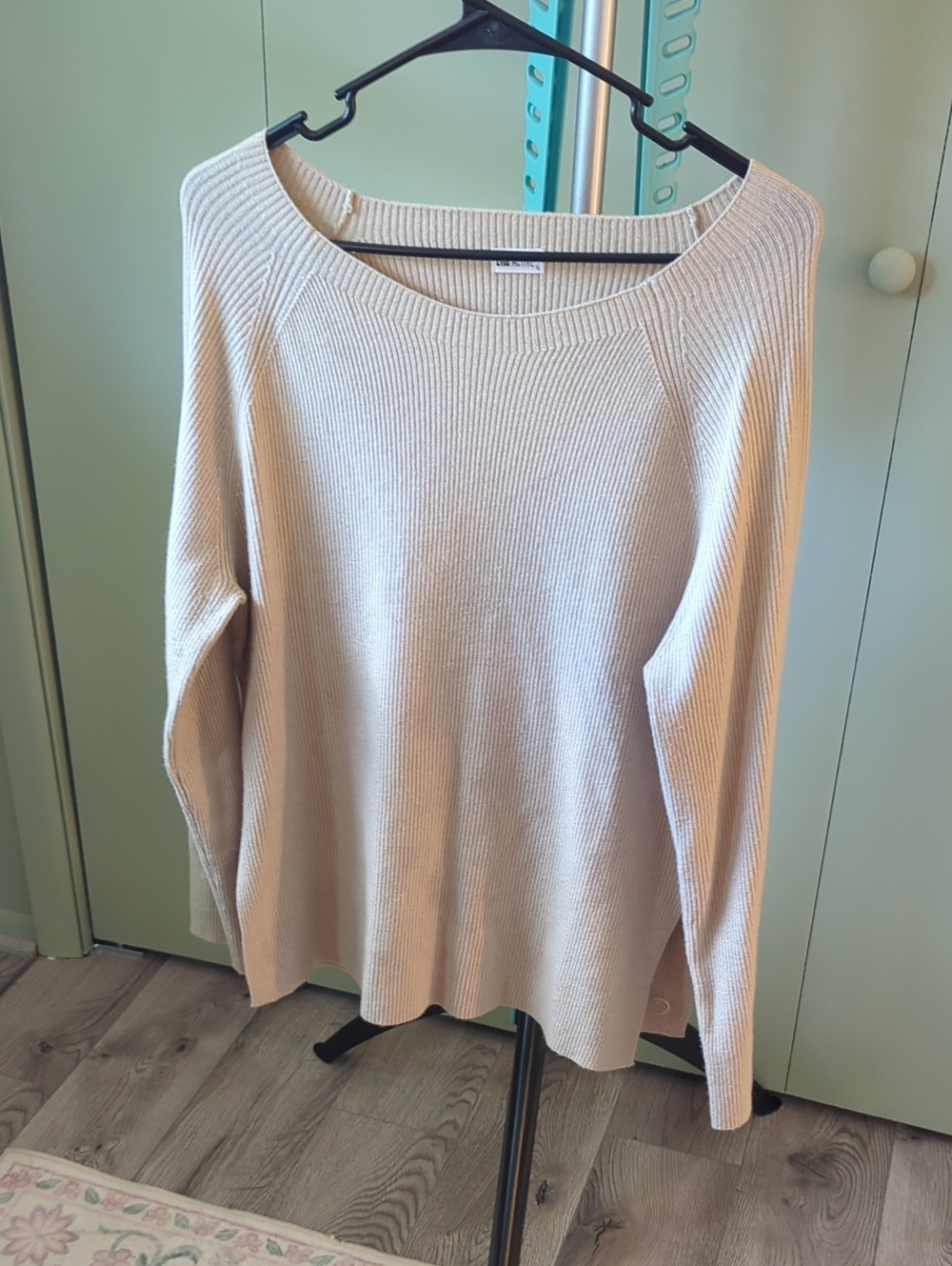 Zyia Ribbed Scoop-Neck Sweater